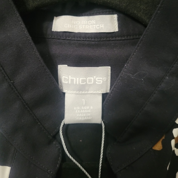 Chico's Travelers long sleeve tunic - Picture 3 of 5